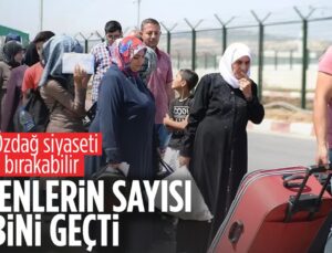 21 Günde 35 Bin 114 Suriyeli Ülkesine İstekli Dönüş Yaptı