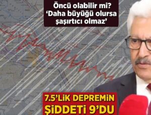 7.5’lik Depremin Şiddeti 9’du! Öncü Olabilir Mi? ‘Daha Büyüğü Olursa Şaşırtan Olmaz’