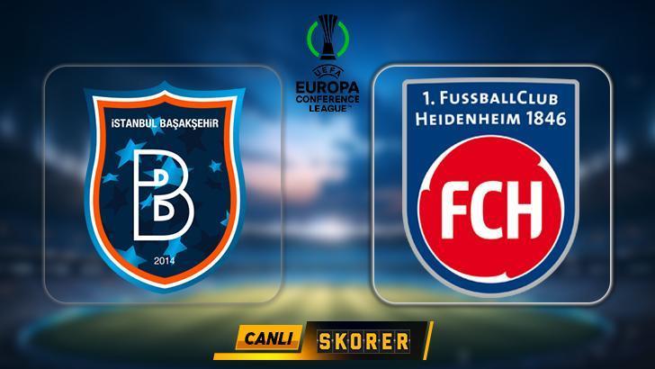 Canlı | UEFA Konferans Ligi’nde Başakşehir – Heidenheim Maçı!