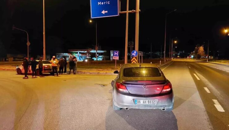 Edirne’de Trafik Kazası: 1 Yaralı