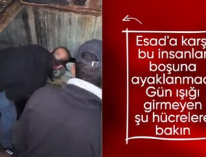 Esad Rejiminin Azaplarıyla Bilinen Hapishanede Mahkumlar Yeraltından Çıkarıldı