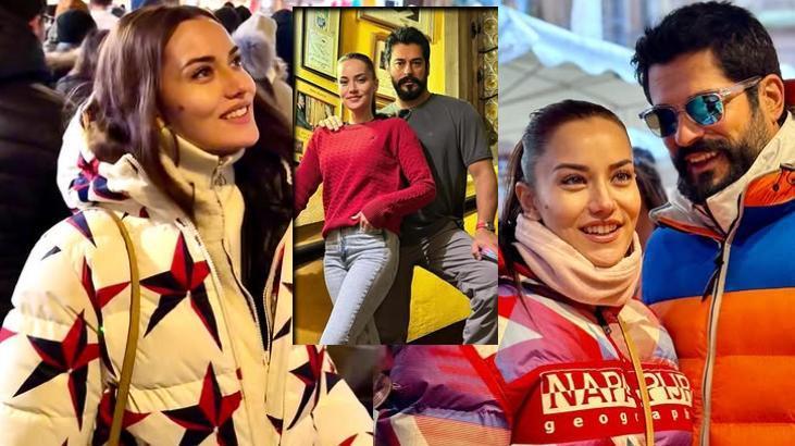 Fransa’da Romantik Pozlar! Fahriye Evcen’den Eşi Burak Özçivit’e Aşk Dolu Bakış