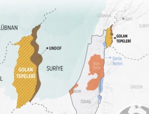 Golan Dorukları Nerede, İsrail İçin Neden Önemli? Golan Zirveleri’nin Haritadaki Yeri