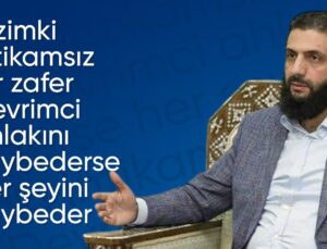 Htş Lideri Colani: Bizimki İntikamsız Bir Zafer