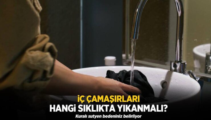 İç Çamaşırları Hangi Sıklıkta Yıkanmalı? Kuralı Sutyen Vücudunuz Belirliyor