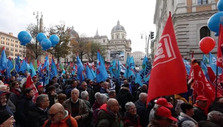 İtalya’da Kamu ve Özel Sektör Çalışanlar Grevde