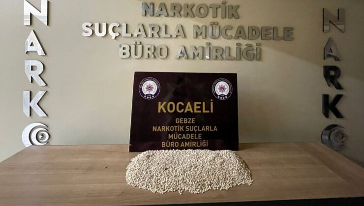 Kocaeli’de 17 Bin Uyuşturucu Hap Ele Geçirildi