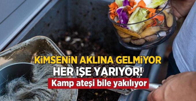 Kurutucudan Çıkan Tüylerle Yapın, Harika Taktik! Kamp Ateşini Bile Yakacak