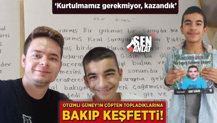 Otizmli Güney’in Çöpten Topladıklarına Bakıp Keşfetti! ‘Kurtulmamız Gerekmiyor, Kazandık’