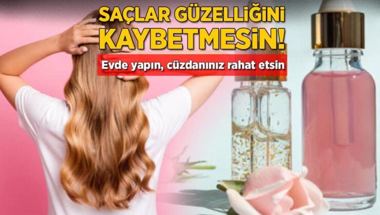 Saçlar Güzelliğini Kaybetmesin! Evde Yapın, Cüzdanınız Rahat Etsin