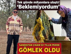 Sandıktan Çıkan 50 Yıllık Perde, Gömlek Oldu! Tek Günde Milyonlara Ulaştı: ‘Beklemiyordum’