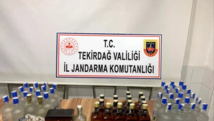 Tekirdağ’da Kaçak Alkollü İçki ve Uyuşturucu Operasyonu