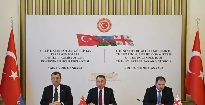 turkiye azerbaycan ve gurcistan arasinda uclu diplomasi toplantisi OTlQOA4j