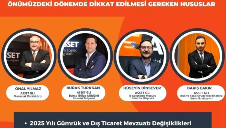 2025 Yılı Gümrük ve Dış Ticaret Mevzuatı Değişiklikleri Konferansı