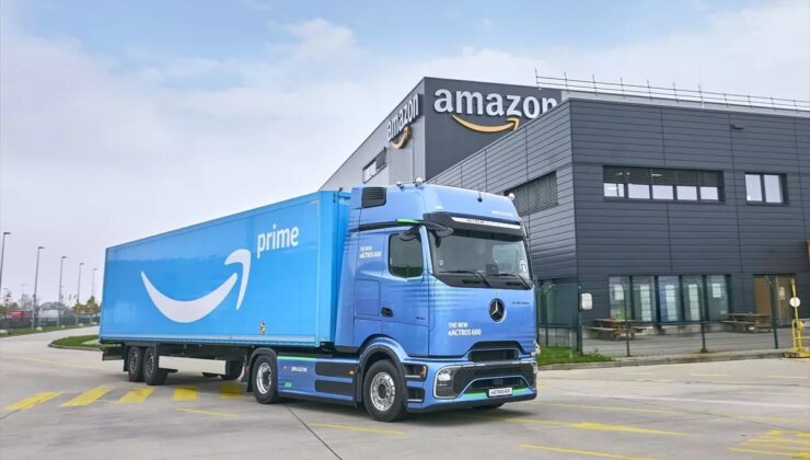 Amazon, 200’den Fazla Elektrikli Kamyon Siparişi Verdi