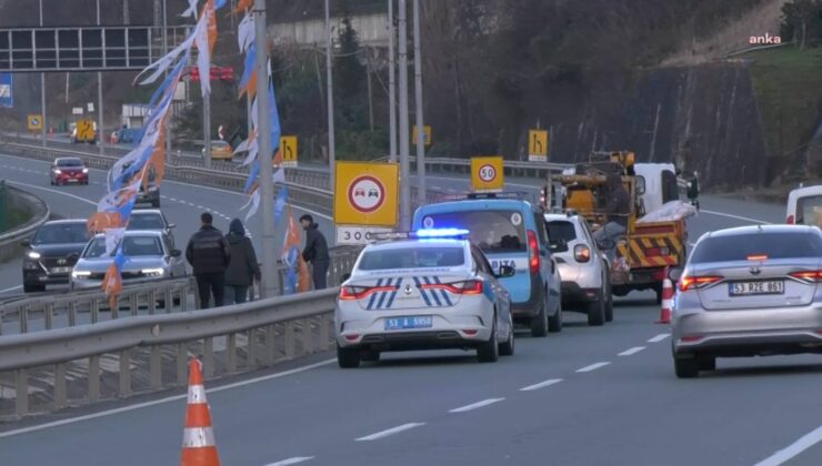 CHP’li İl Başkanından Erdoğan’ın Rize Ziyareti Öncesi Yollara Polis Eşliğinde AKP Bayrakları Asılmasına Tepki