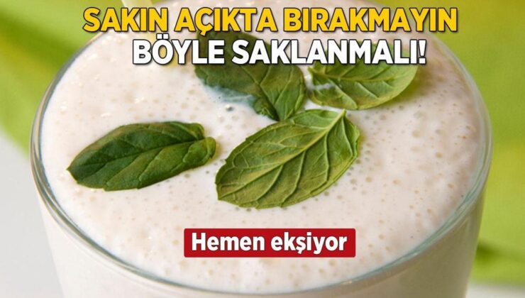 Ev Yapımı Ayranı Tazecik Tutan Yöntem! Su Ekledikçe Çırpmak Şart, Tuz İşi Bitiriyor