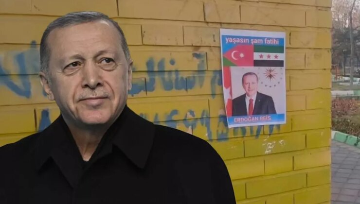 İran’da Şaşırtan Görüntü! Cumhurbaşkanı Erdoğan’ın Posterleri Asıldı