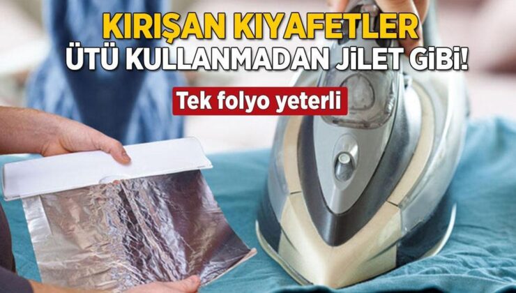 Kırış Kırış Kıyafetler Ütü Kullanmadan Jilete Dönecek! Bir Tanesi Bile Yetiyor