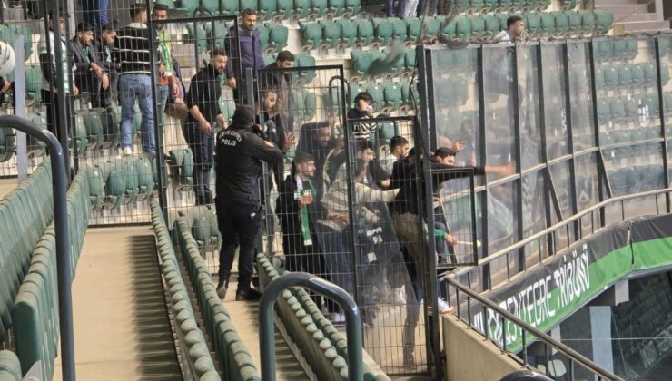 Kocaelispor – Iğdır Maçında Tribünlerde Olay Çıktı