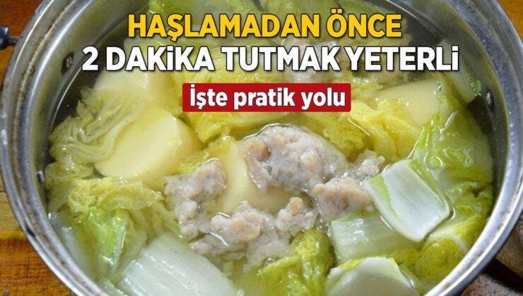 Lahananın Lezzetini Katlayan Taktik! Tencerede 2 Dakika Tutmak Kafiymiş, Suyu Şifa