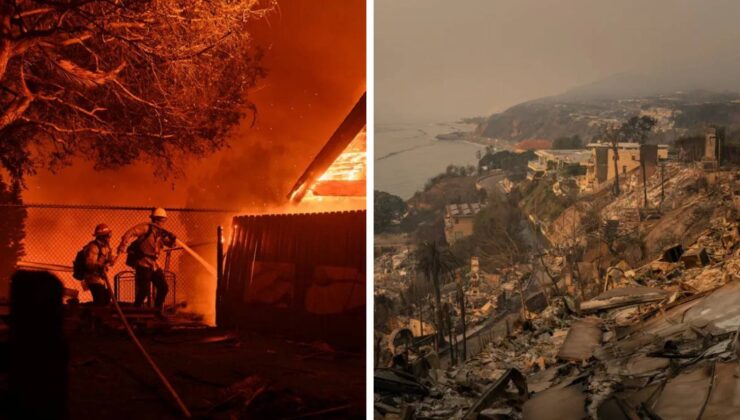 Los Angeles Orman Yangınlarıyla Kavruluyor: Ölü Sayısı Arttı, Binlerce Bina ve Yerleşim Yeri Yok Oldu!