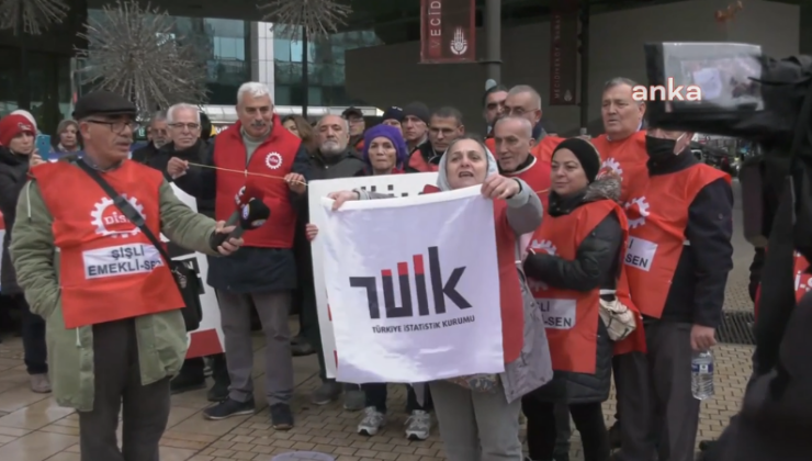 Mecidiyeköy’de “Sefalet” Artırımını Protesto Eden Emekliler: Mutfakta Yangın Var, Bıçak Kemiğe Dayandı