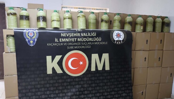 Nevşehir’de 5 Bin 370 Litre Sahte Zeytinyağı Ele Geçirildi