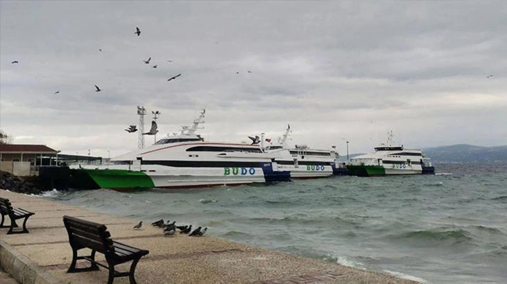 Olumsuz Hava Şartları Nedeniyle Deniz Otobüsleri Seferleri İptal Edildi