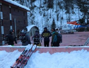 Rize’de Kış Turizmi: Kaçkar Tepelerinde Heliski Heyecanı Başladı