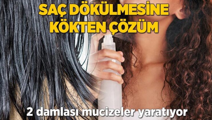 Saç Dökülmesine Kökten Çözüm! 2 Damlası Mucizeler Yaratıyor