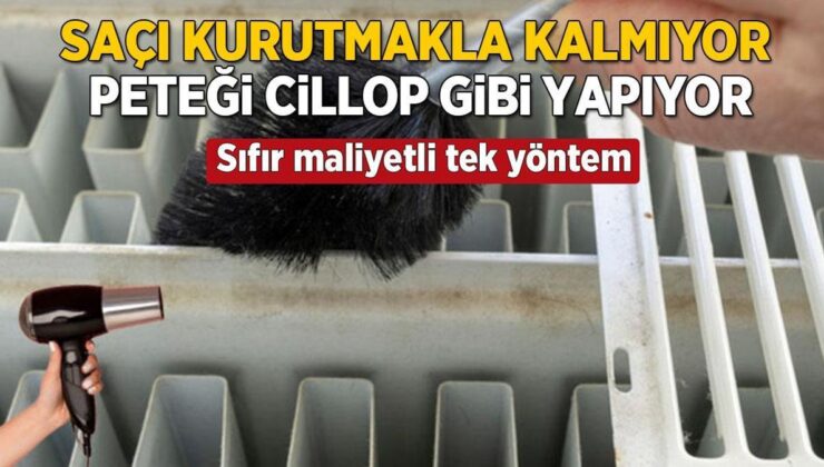 Saçı Kurutmakla Kalmıyor, Peteği Cillop Gibi Yapıyor! Sıfır Maliyetli Tek Sistem