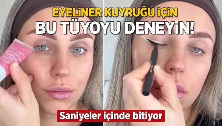 Saniyeler İçinde Muntazam Eyeliner Kuyruğu! Usta Makyöz Hilesi, Pudrayla Eşit Olacak