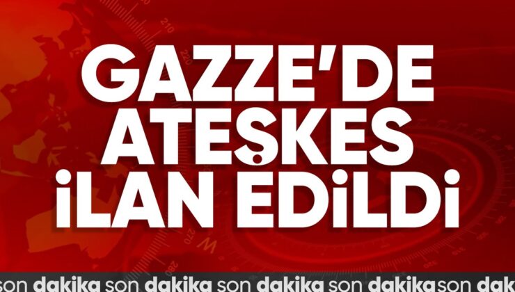 Son Dakika! Reuters: Gazze’de Ateşkes Sağlandı